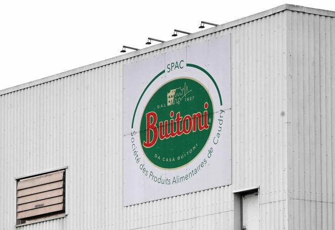 La fábrica de Buitoni en Caudry, en el norte de Francia, el 1 de abril de 2022. 