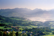 View on Gropper and Kammern, in the Bregenzerwald region.