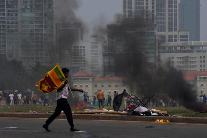 Sri Lanka's prime minister resigns after weeks of protests