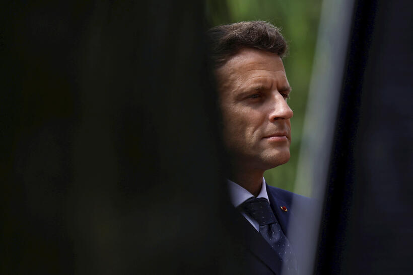 Emmanuel Macron à Paris, le 10 mai 2022.
