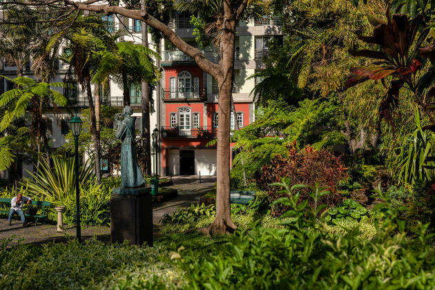 The municipal garden of Funchal (Madeira), May 2, 2022.