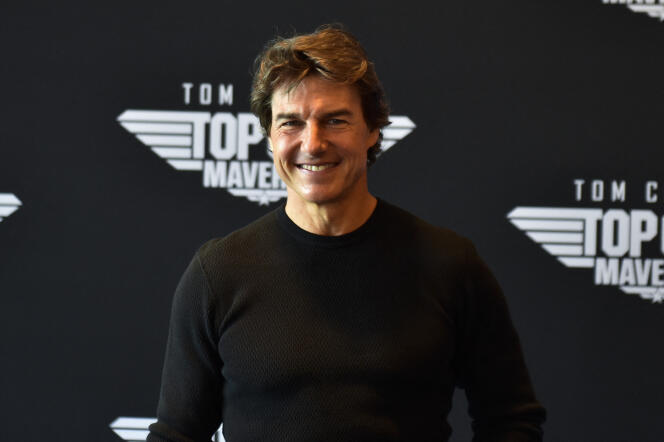 Le comédien Tom Cruise, lors de la promotion du film « Top Gun : Maverick », le 6 mai 2022, à Mexico.