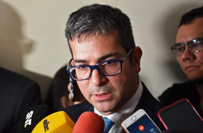 Le procureur antidrogue paraguayen Marcelo Pecci à Asuncion, le 10 mars 2020.