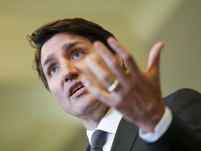 Justin Trudeau, primer ministro canadiense, durante una conferencia de prensa en Ottawa, el 12 de mayo de 2022.