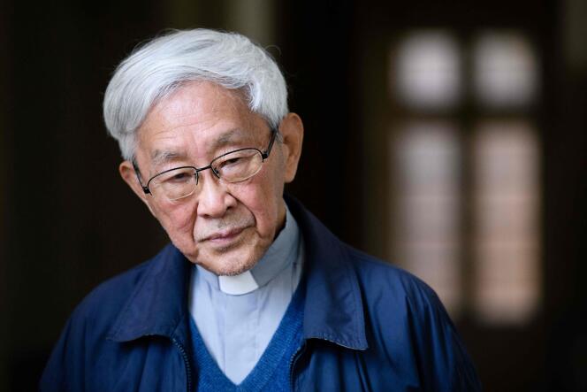 Le cardinal Zen, le 5 mars 2018 à Hongkong.