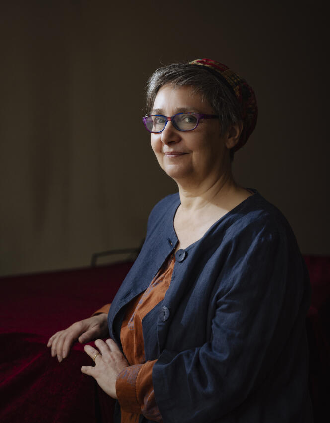 Pauline Bebe, rabbin de la communauté juive libérale d’Ile-de-France, à Paris, le 10 mai 2022. 