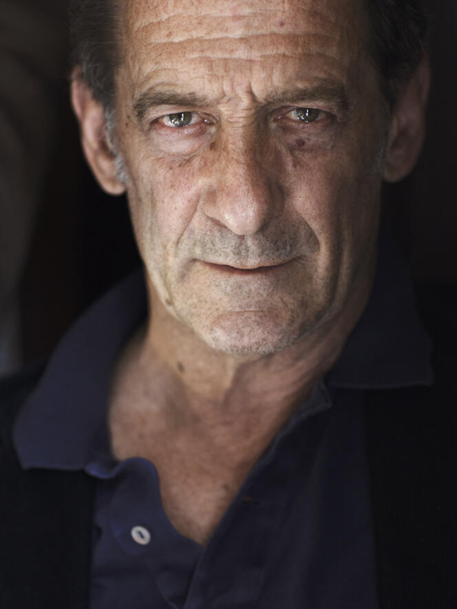 Vincent Lindon, president of the jury of the 75th Cannes Film Festival, at home in Paris, May 6, 2022.