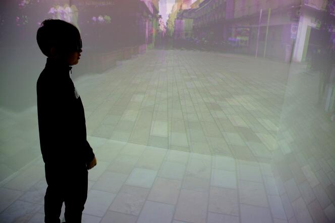 Séance de réalité virtuelle au CHU Tours, le 9 mars 2022.