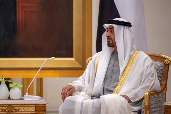 Sheikh Mohammed bin Zayed Al Nahyan on January 30, 2022, in Abu Dhabi. 