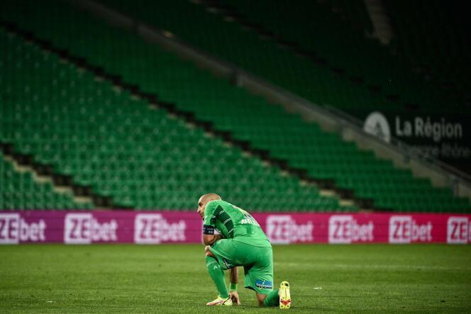 Le joueur stéphanois Wahbi Khazri lors du match contre le Stade de Reims, samedi 14.