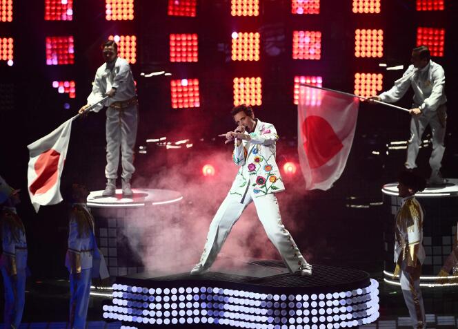 Le chanteur Mika ouvre la finale de l’Eurovision 2022, samedi 14 mai.