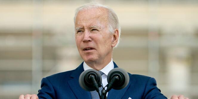 Le président américain, Joe Biden, à Washington, DC, le 15 mai 2022. 