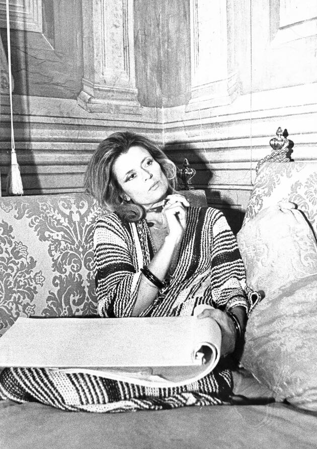 Gabriella Crespi, à Milan, en 1972.
