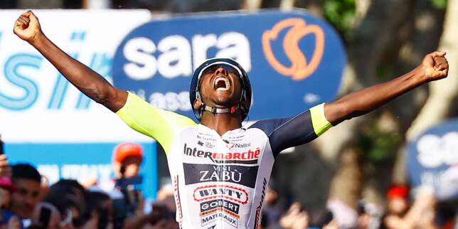 Cyclisme : Biniam Girmay devient le premier coureur africain noir à lever les bras sur un grand Tour