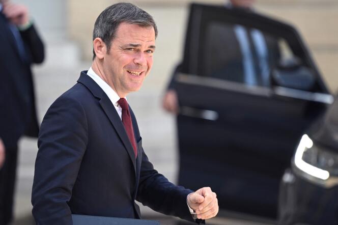 Olivier Veran, former Minister of Health, at the Elysée Palace, May 4, 2022.