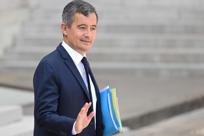Gérald Darmanin, alors ministre de l’intérieur, à l’Elysé, le 4 mai 2022. 