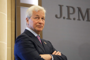 Le patron de la banque américaine J.P. Morgan, Jamie Dimon, le 29 juin 2021, à Paris.