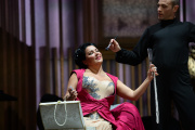 Anna Netrebko lors de la pré-générale de « Manon Lescaut », de Giacomo Puccini, le 22 avril 2022, à l’Opéra de Monte-Carlo, à Monaco.