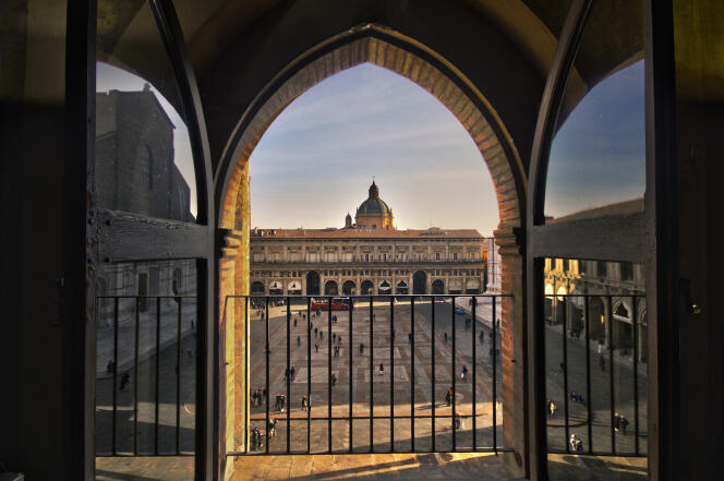 La Piazza Maggiore, le cœur de Bologne.