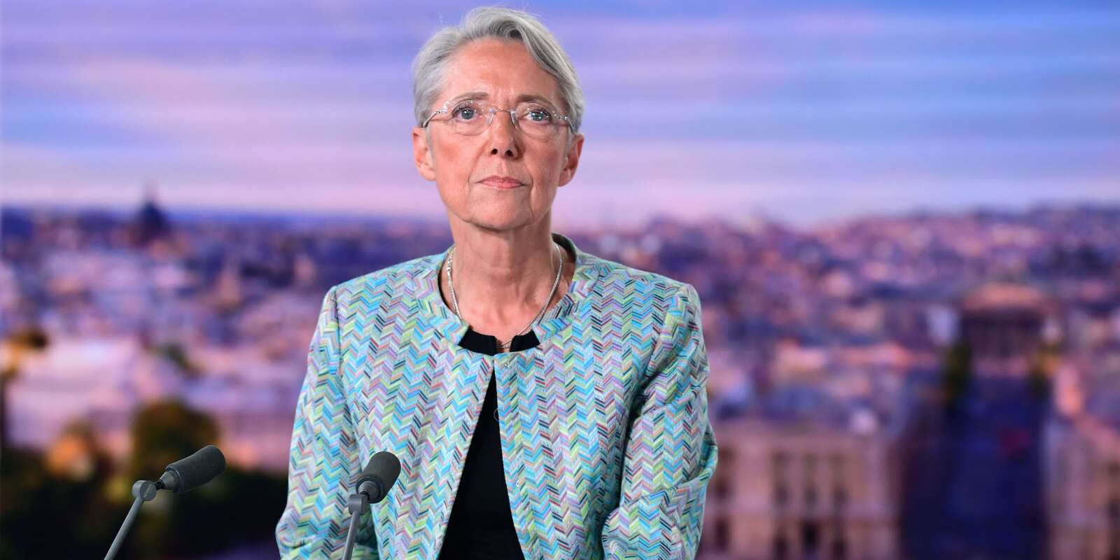La première ministre, Elisabeth Borne, invitée du « 20 Heures » de TF1, vendredi 20 mai 2022.