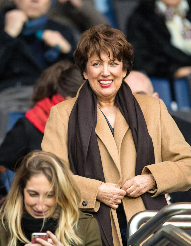 Roselyne Bachelot at Princes Park in January 2016. 