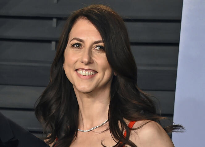 MacKenzie Scott, l’ex-femme de Jeff Bezos, le richissime patron d’Amazon, à Beverly Hills, en Californie le 4 mars 2018.