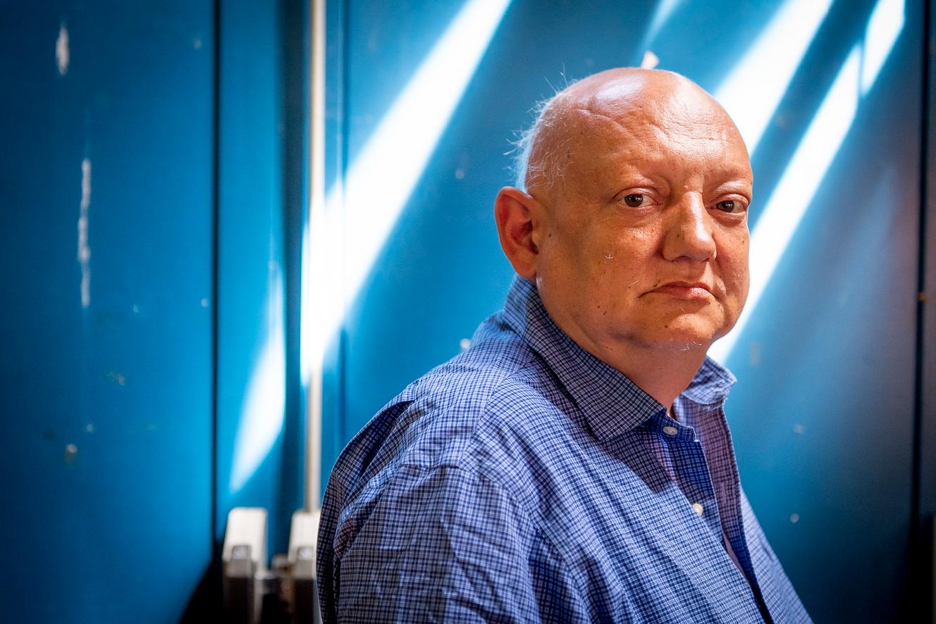 Charles, ici le 18 mai 2022, est pensionnaire de la clinique psychiatrique de la Chesnaie, à Chailles (Loir-et-Cher), depuis septembre 2021.