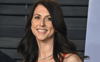 FILE - In this March 4, 2018, file photo, then-MacKenzie Bezos arrives at the Vanity Fair Oscar Party in Beverly Hills, Calif. MacKenzie Scott gave $122.6 million to Big Brothers Big Sisters of America, the national youth-mentoring charity announced on Tuesday, May 24, 2022. The gift is the latest of several the billionaire writer has given to large national nonprofits that carry out their missions through local chapters in neighborhoods throughout the country. (Photo by Evan Agostini/Invision/AP, File)