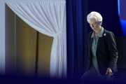 Christine Lagarde, la présidente de la Banque centrale européenne, à Davos (Suisse), le 25 mai 2022. 