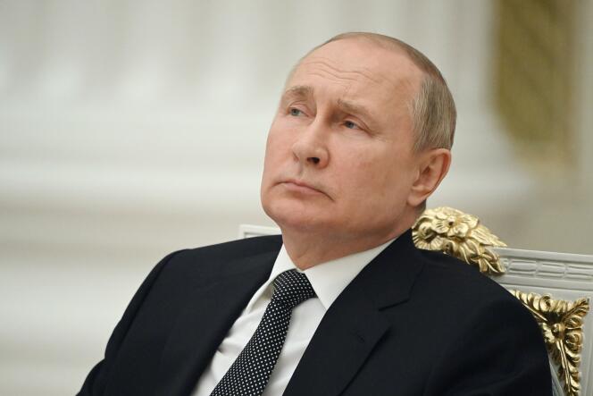 Le président russe, Vladimir Poutine, au Kremlin à Moscou, le 25 mai 2022.