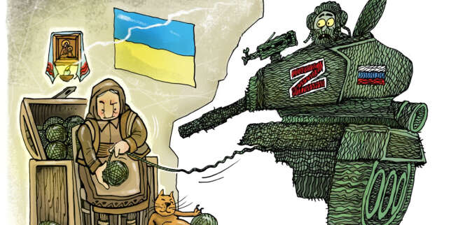 L’humour ukrainien en temps de guerre mis à l’honneur par « Charlie Hebdo »