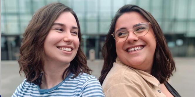 Chloé Boels, à gauche, et Ilaria Giglio sont les fondatrices de l’association Stream’Her.