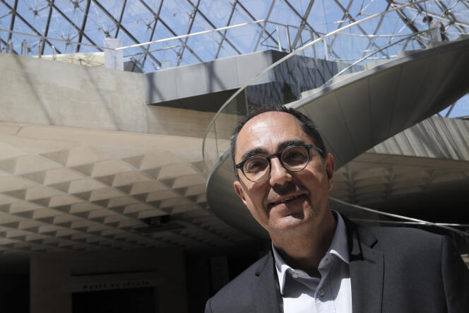 El exdirector del Museo del Louvre Jean-Luc Martinez, 23 de junio de 2020.