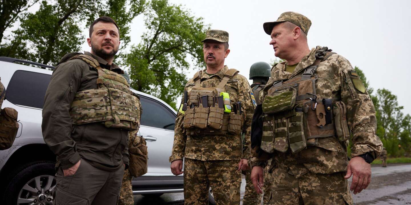 Wołodymyr Zełenski z siłami ukraińskimi w obwodzie charkowskim
