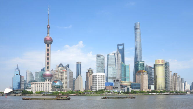 Vue sur la Skyline de Shangaï, en mai 2015.