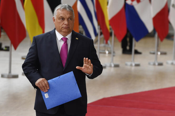 Le premier ministre hongrois, Viktor Orban, à Bruxelles, le 30 mai 2022.