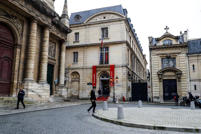 Campus de l’Institut d’études politiques (IEP) à l’hôtel de l’Artillerie, à Paris.