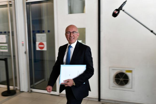 Eric Ciotti, deputy Les Républicains, in Paris, May 3, 2022.