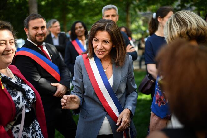 La maire de Paris, Anne Hidalgo, à Paris, le 10 mai 2022. 