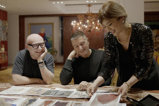 Miss Sohee presenta su colección a Domenico Dolce y Stefano Gabbana
