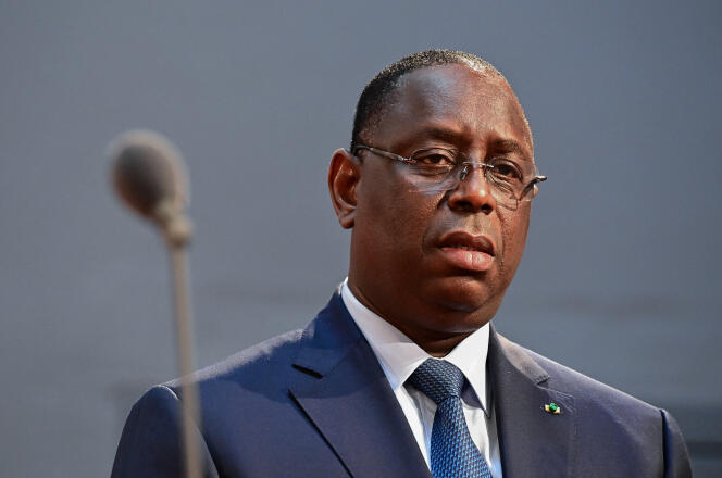 Le président sénégalais, Macky Sall, à Berlin, en août 2021.