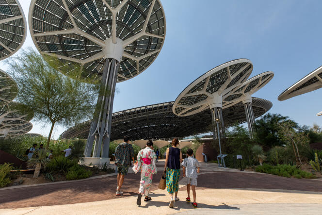 Pavillon Terra à l’Exposition universelle, à Dubaï (Emirats arabes unis), le 1er octobre 2021.