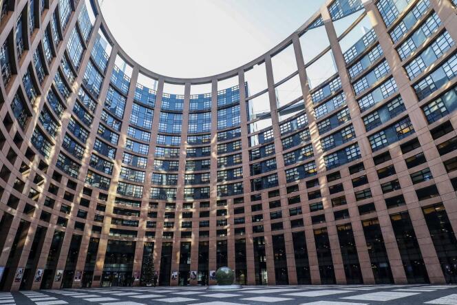 The European Parliament building in Strasbourg, France, November 24, 2021.