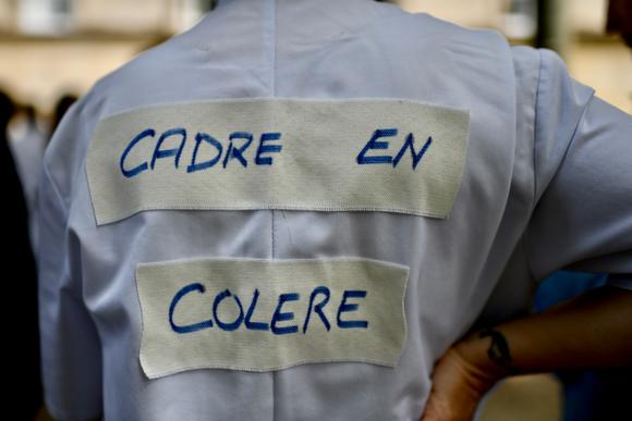 À Bordeaux, les Cadres de santé sont particulièrement mobilisés, le 7 juin 2022.
