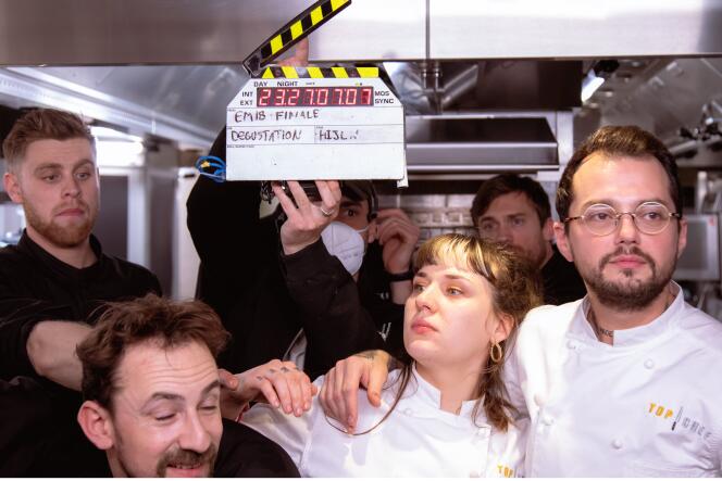 Louise Bourrat et Arnaud Delvenne (à droite), les finalistes de « Top Chef » saison 13.  