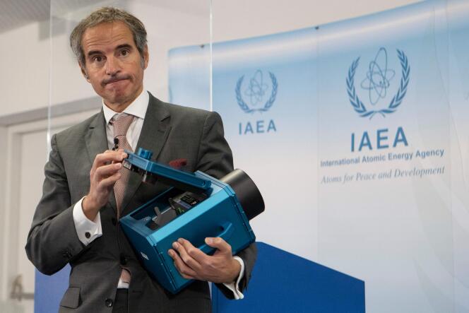 Rafael Grossi, directeur general de l’AIEA, le 17 décembre 2021, à Vienne.