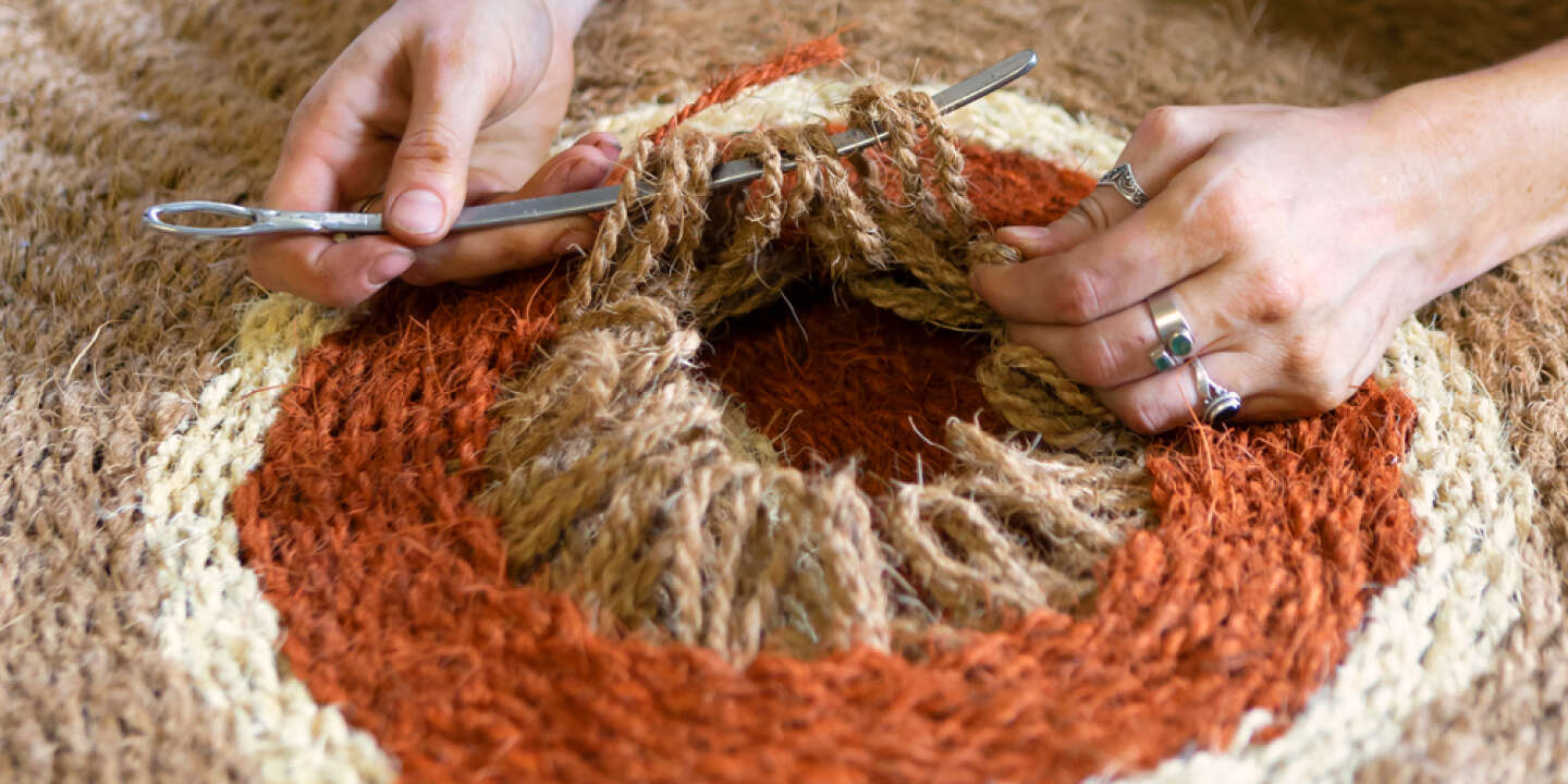  (Turquoise) Handmade Yarn Tension Ring For Crochet