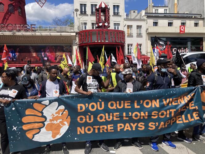 Manifestación del 11 de junio de 2022 en París, “¡No estamos esperando!  », contra el racismo, por la justicia social y climática.