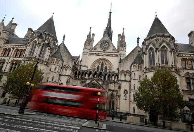 La Cour royale de justice britannique à Londres, le 2 novembre 2020.