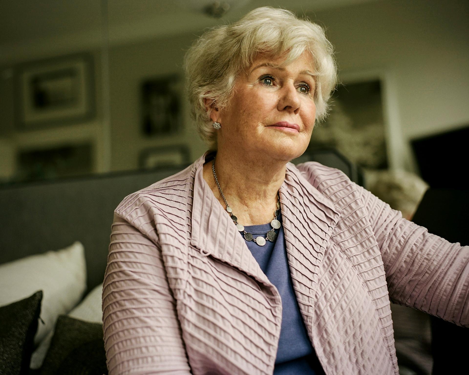 Ann Keen, dans sa maison de la banlieue sud de Londres, le 6 juin.